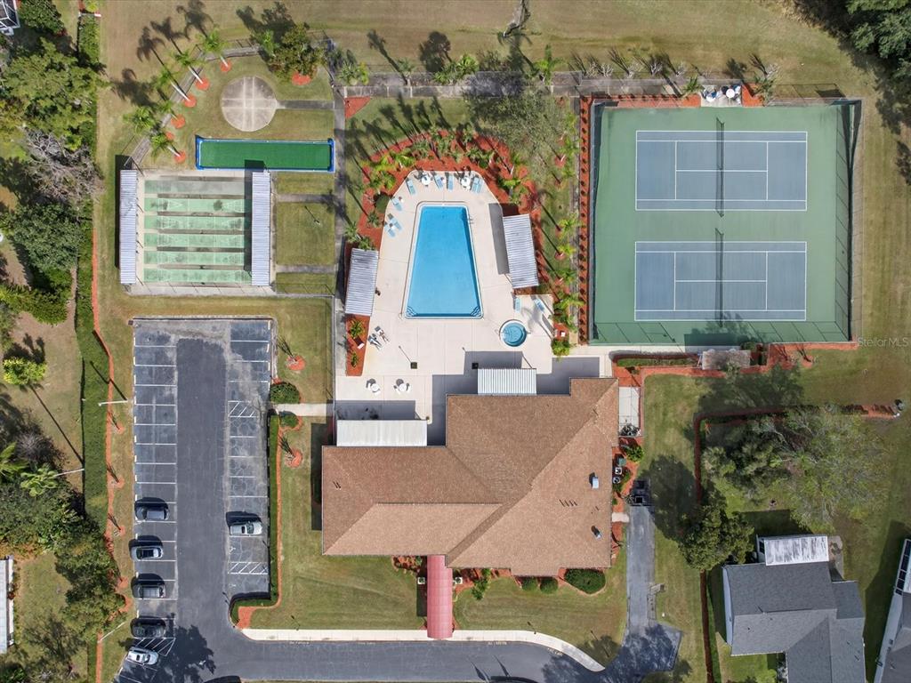 11321 Scenic View Lane Orlando, FL 32821 - Photo 23 of 29 an aerial view of a house with swimming pool and furniture