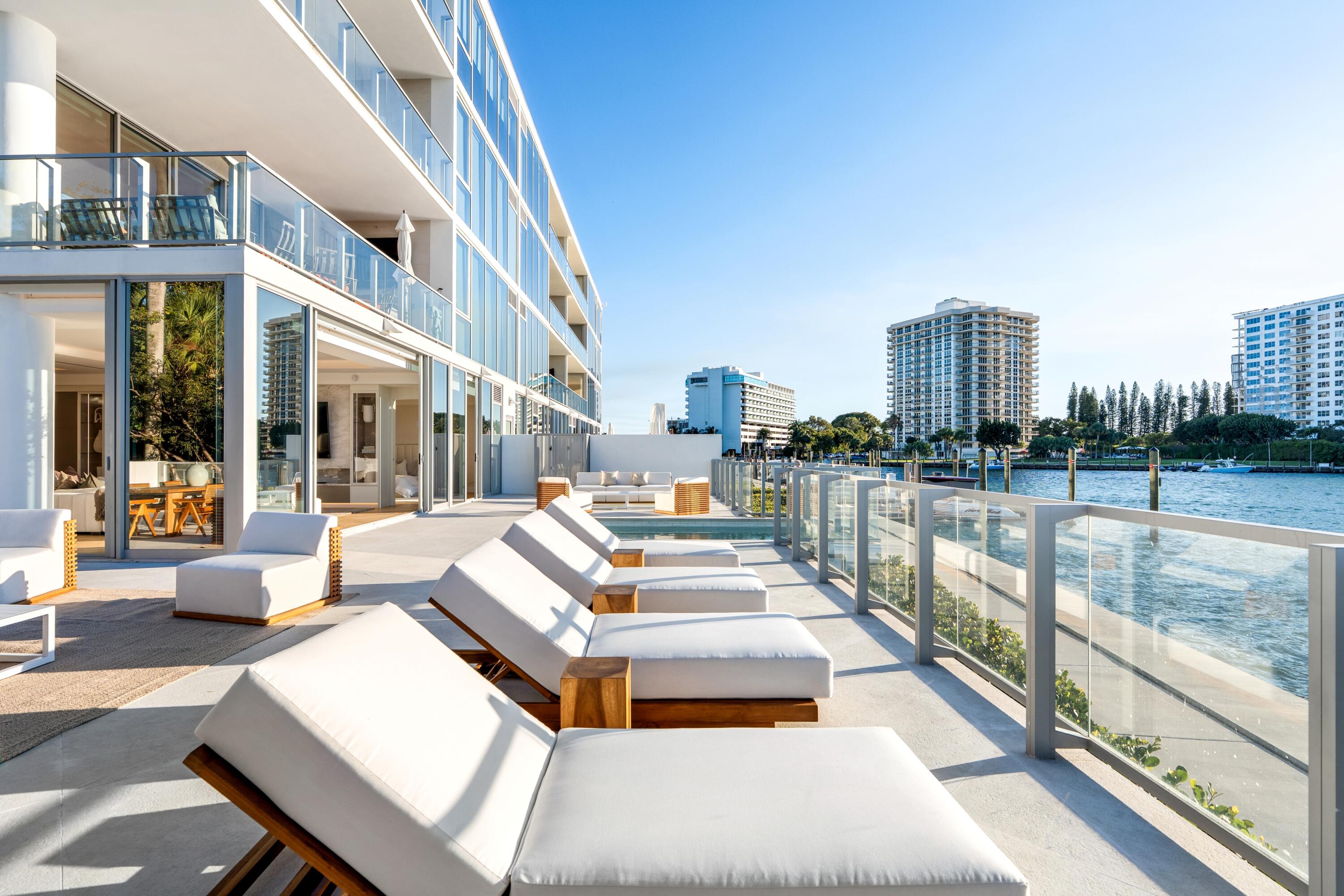 725 South Ocean Boulevard, Unit 101 Boca Raton, FL 33432 - Photo 36 of 65 LAKE BOCA PATIO SEATING
