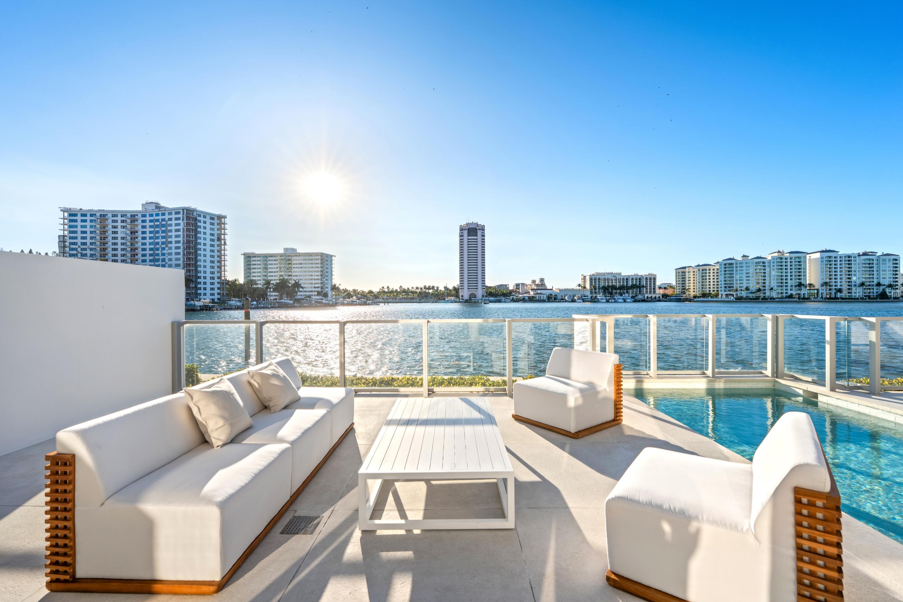 725 South Ocean Boulevard, Unit 101 Boca Raton, FL 33432 - Photo 43 of 65 LAKE BOCA PATIO SEATING