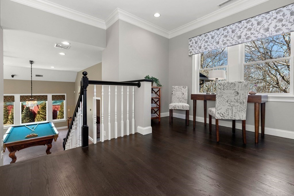 19 A Bayns Hill Road Boxford, MA 01921 - Photo 29 of 41 a living room with furniture and a wooden floor