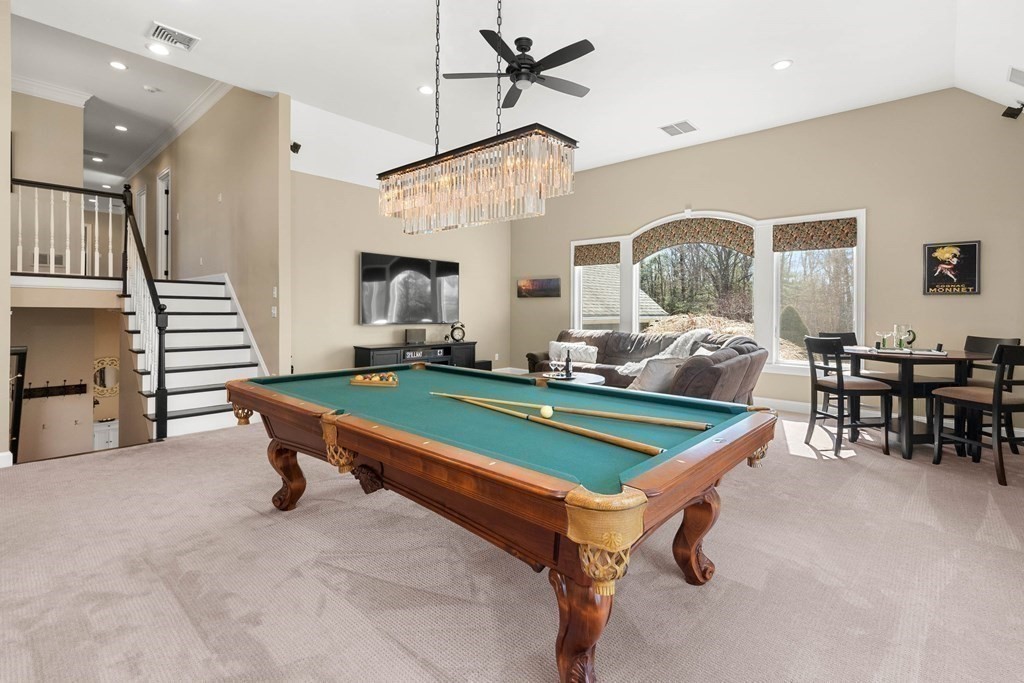 19 A Bayns Hill Road Boxford, MA 01921 - Photo 30 of 41 a room with furniture pool table and window