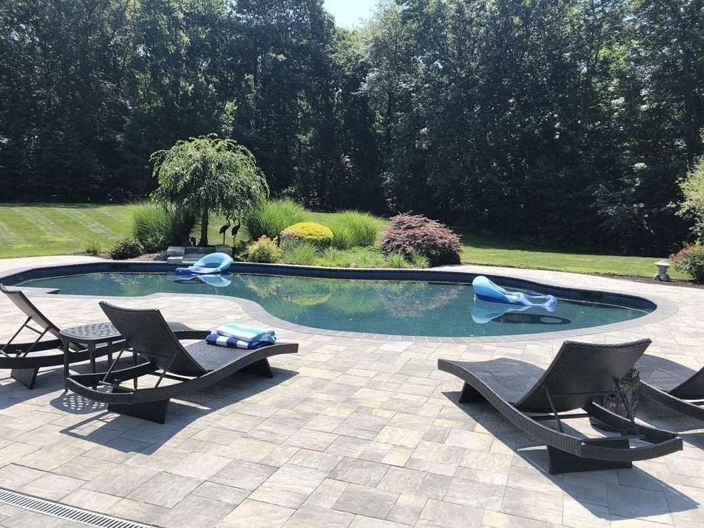 19 A Bayns Hill Road Boxford, MA 01921 - Photo 37 of 41 a view of a swimming pool with lounge chair