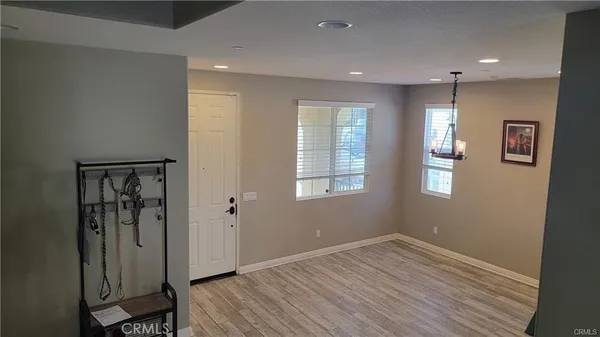 a utility room with cabinets