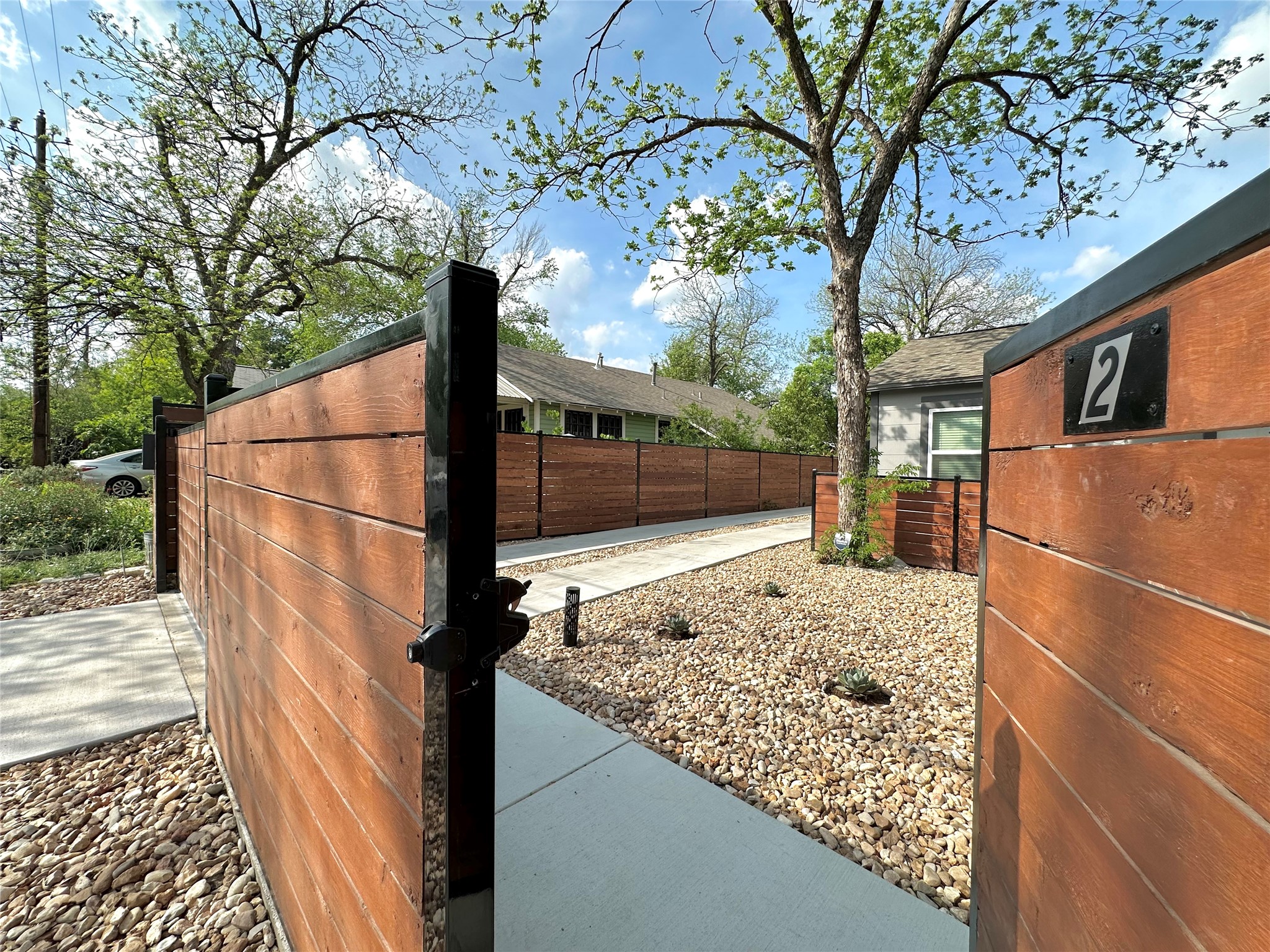 914 East 39th Street, Unit 2 Austin, TX 78751 - Photo 2 of 34 Front pedestrian gate