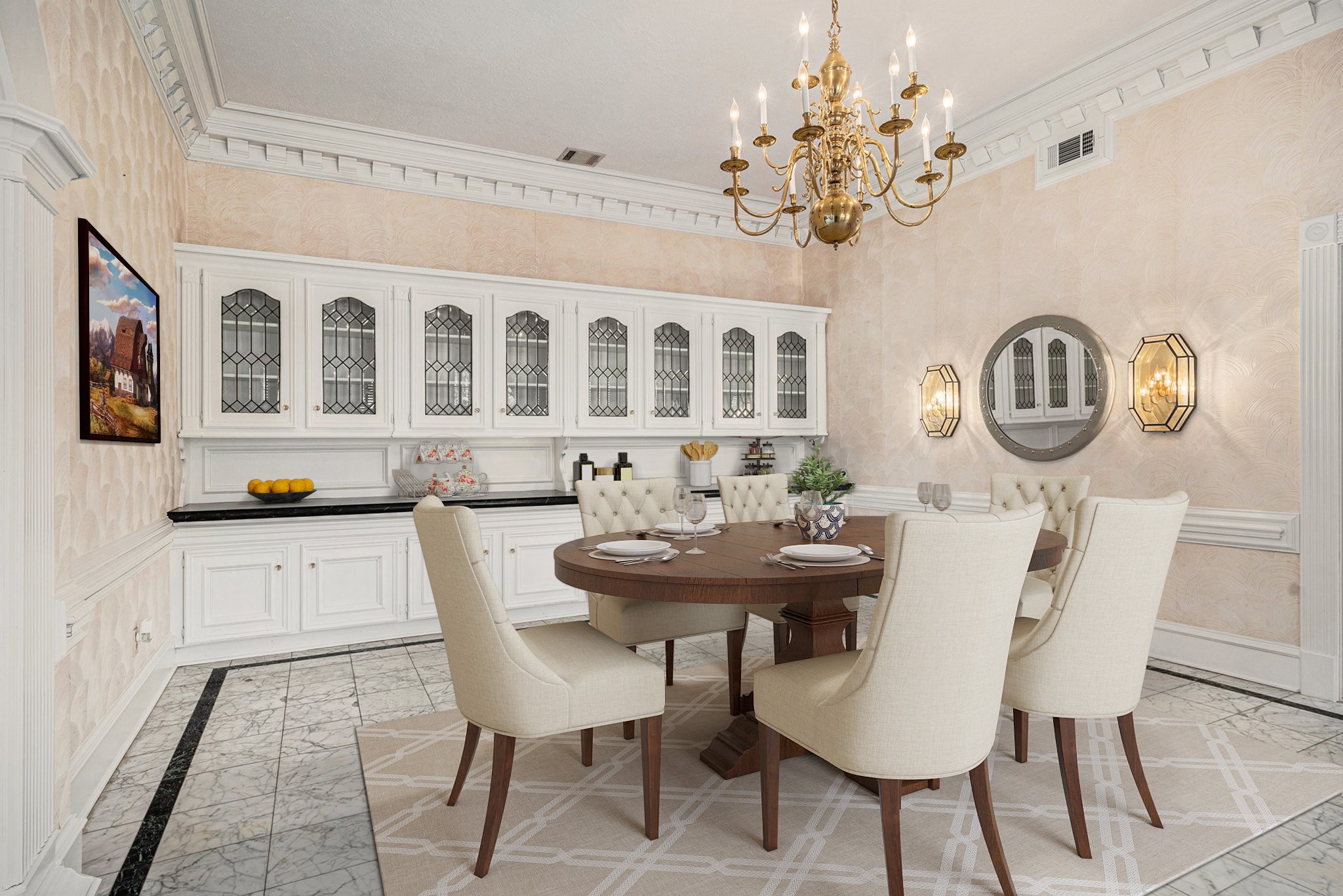 7415 Naremore Drive Spring, TX 77379 - Photo 11 of 47 a view of a dining room with furniture and a chandelier