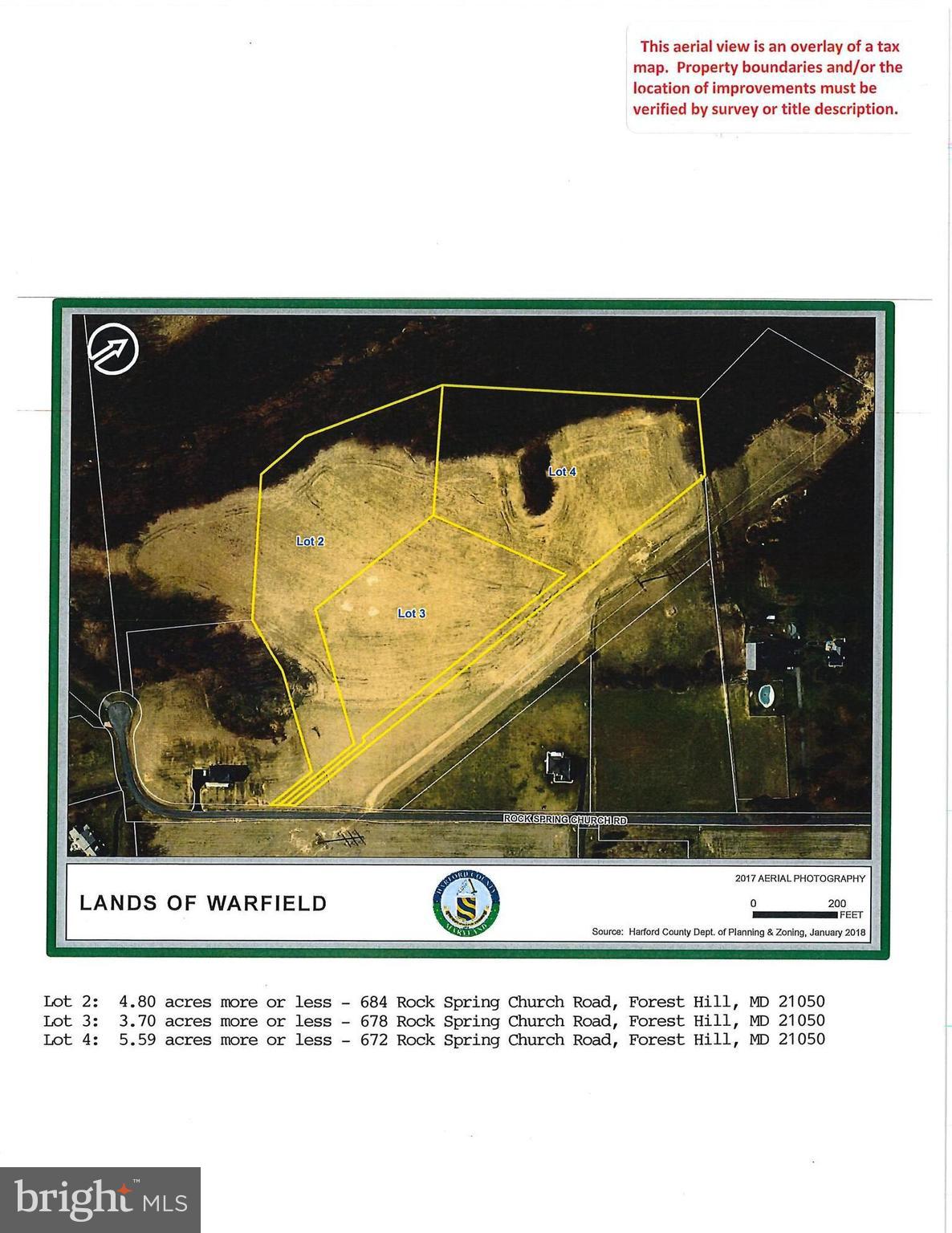678 Rockspring Church Road Forest Hill, MD 21050 - Photo 1 of 1 View of Lots