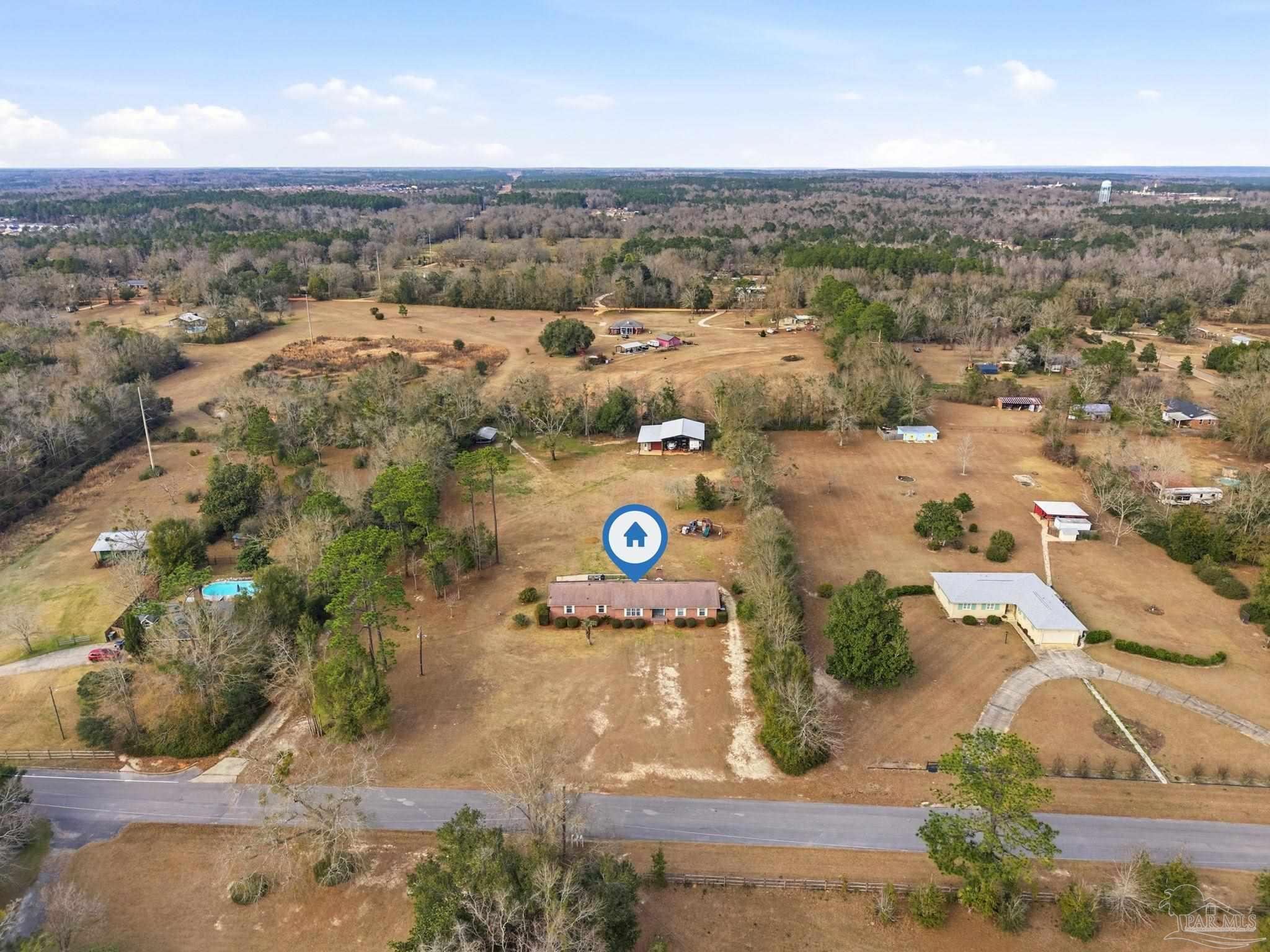690 Cooley Road Cantonment, FL 32533 - Photo 6 of 64 an aerial view of residential houses with outdoor space