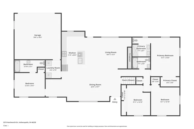 $408,000 | 3215 Kenilworth Drive, Indianapolis, IN 46228