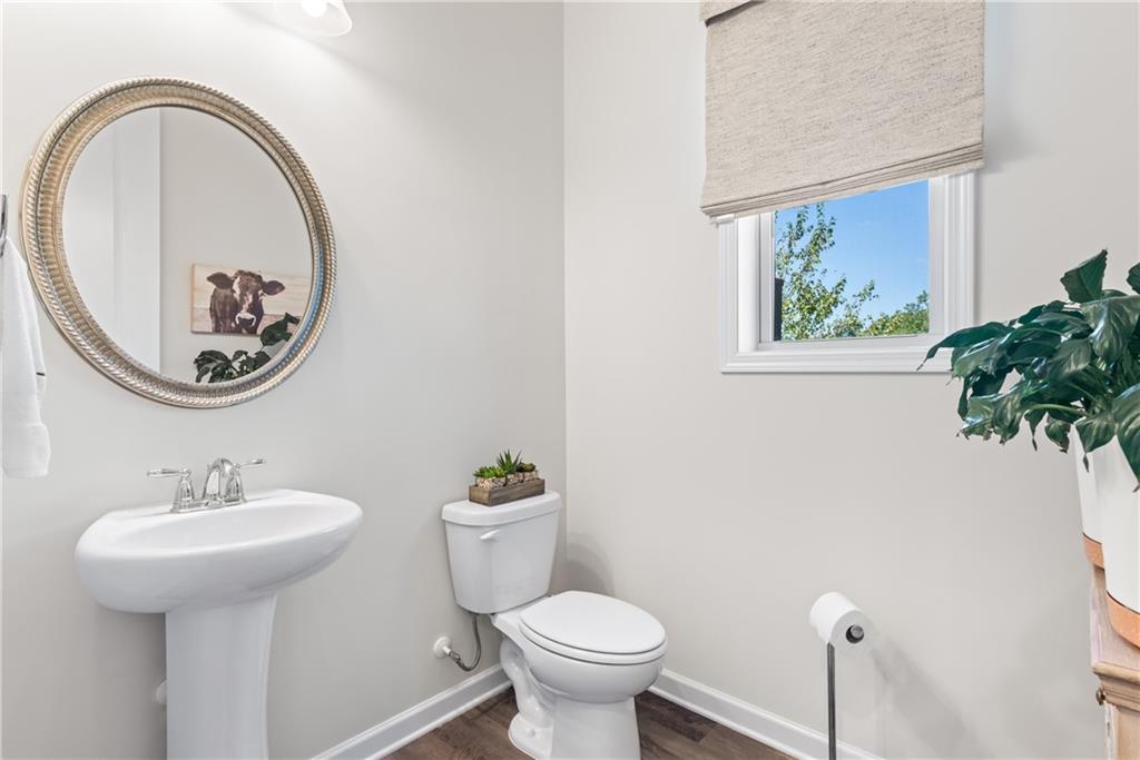 4781 Highside Way Southeast Smyrna, GA 30082 - Photo 13 of 33 a bathroom with a toilet and a sink