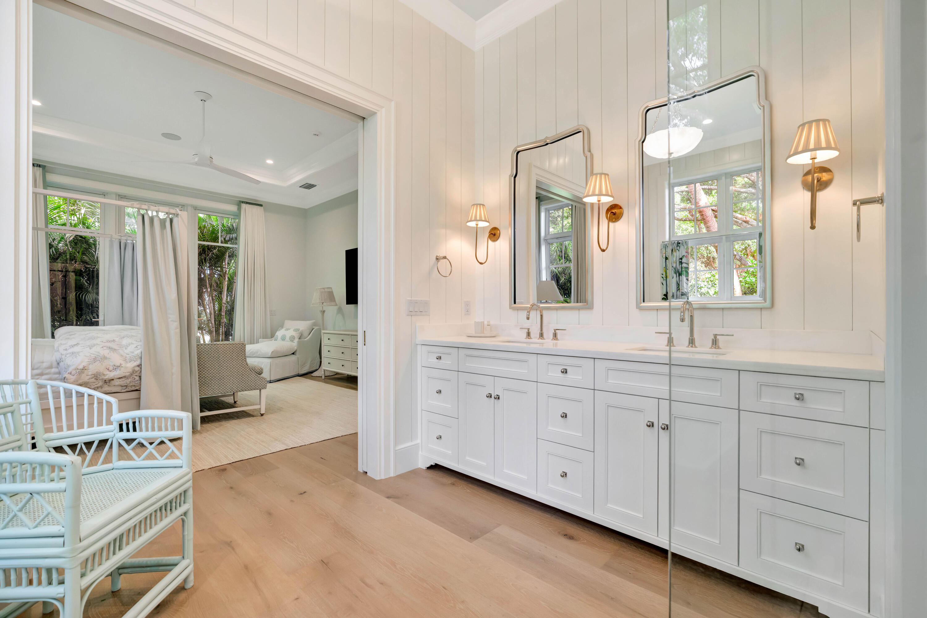 185 Birkdale Lane Jupiter, FL 33458 - Photo 30 of 64 a spacious en suite bathroom with double sink and a large mirror