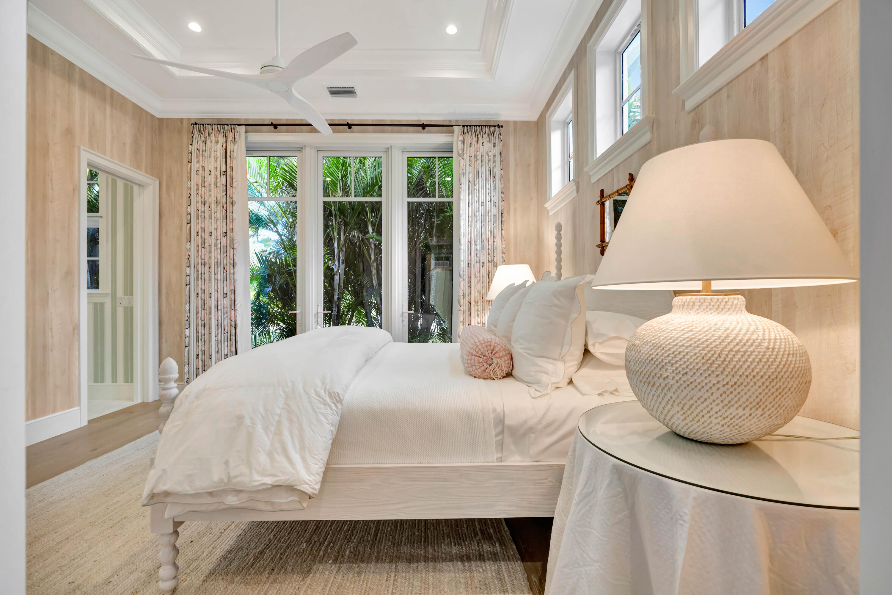 185 Birkdale Lane Jupiter, FL 33458 - Photo 36 of 64 a bedroom with a bed and a large window