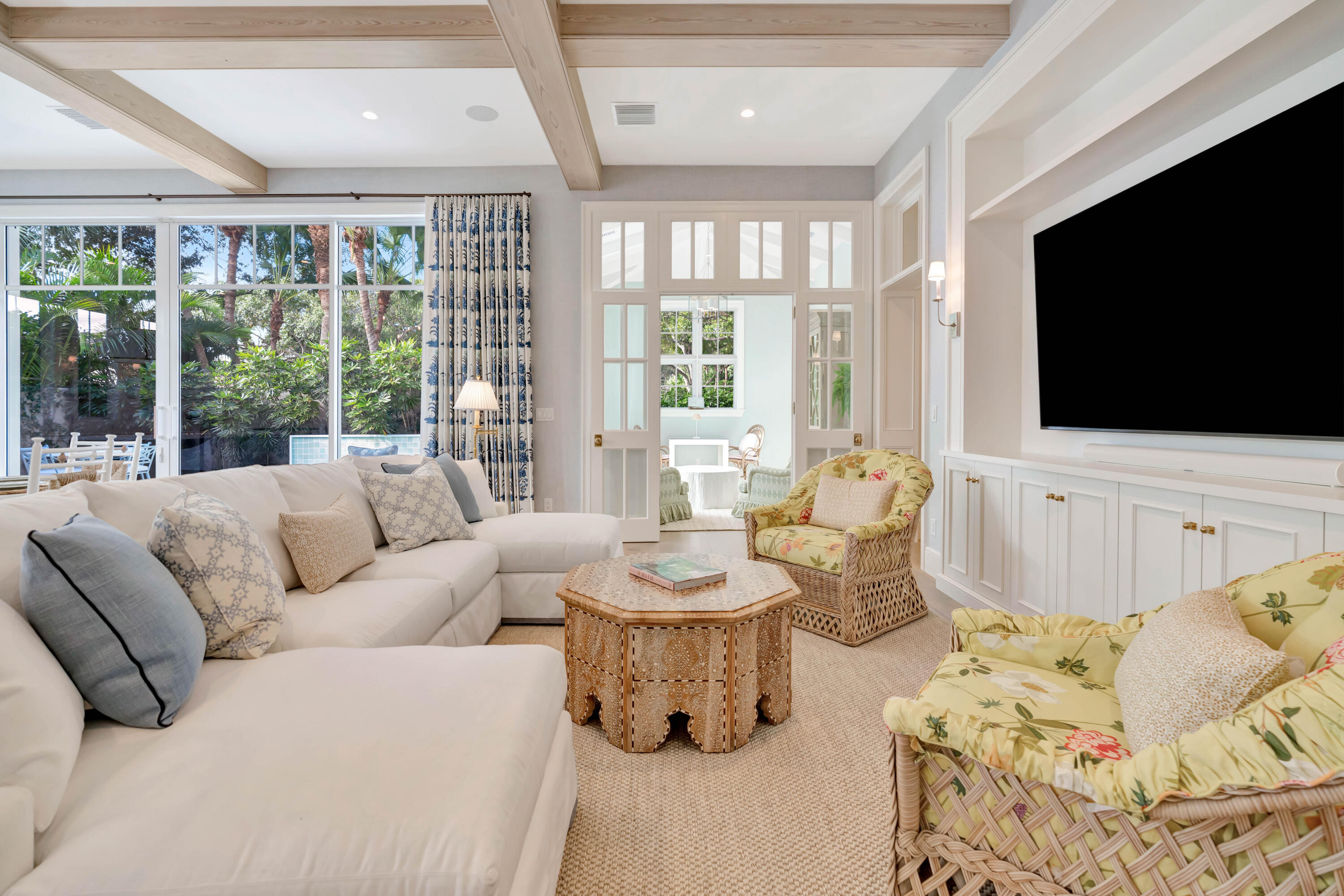 185 Birkdale Lane Jupiter, FL 33458 - Photo 5 of 64 a living room with furniture and a flat screen tv