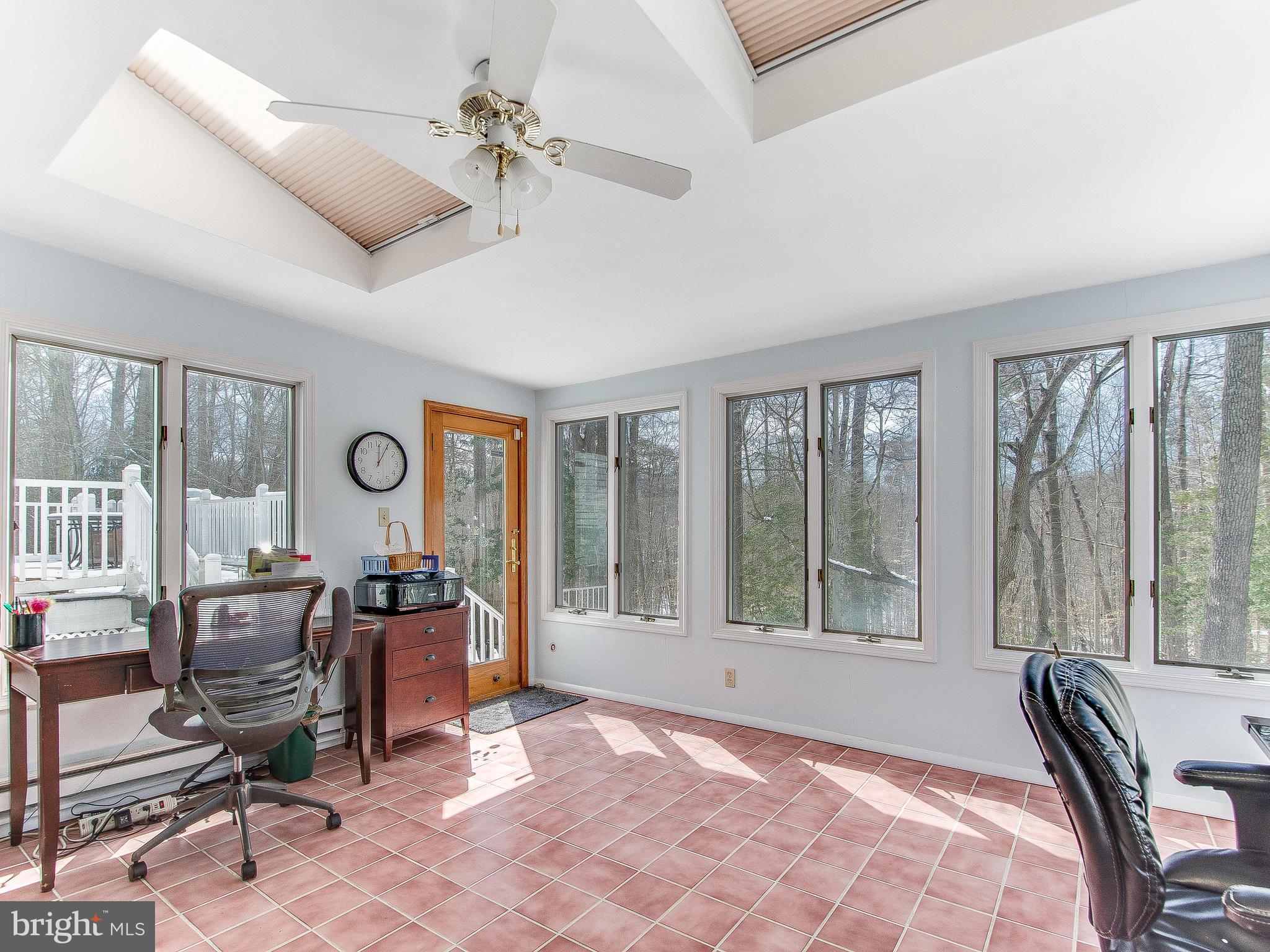 8017 Treasure Tree Court Springfield, VA 22153 - Photo 16 of 29 Sunroom with Skylights