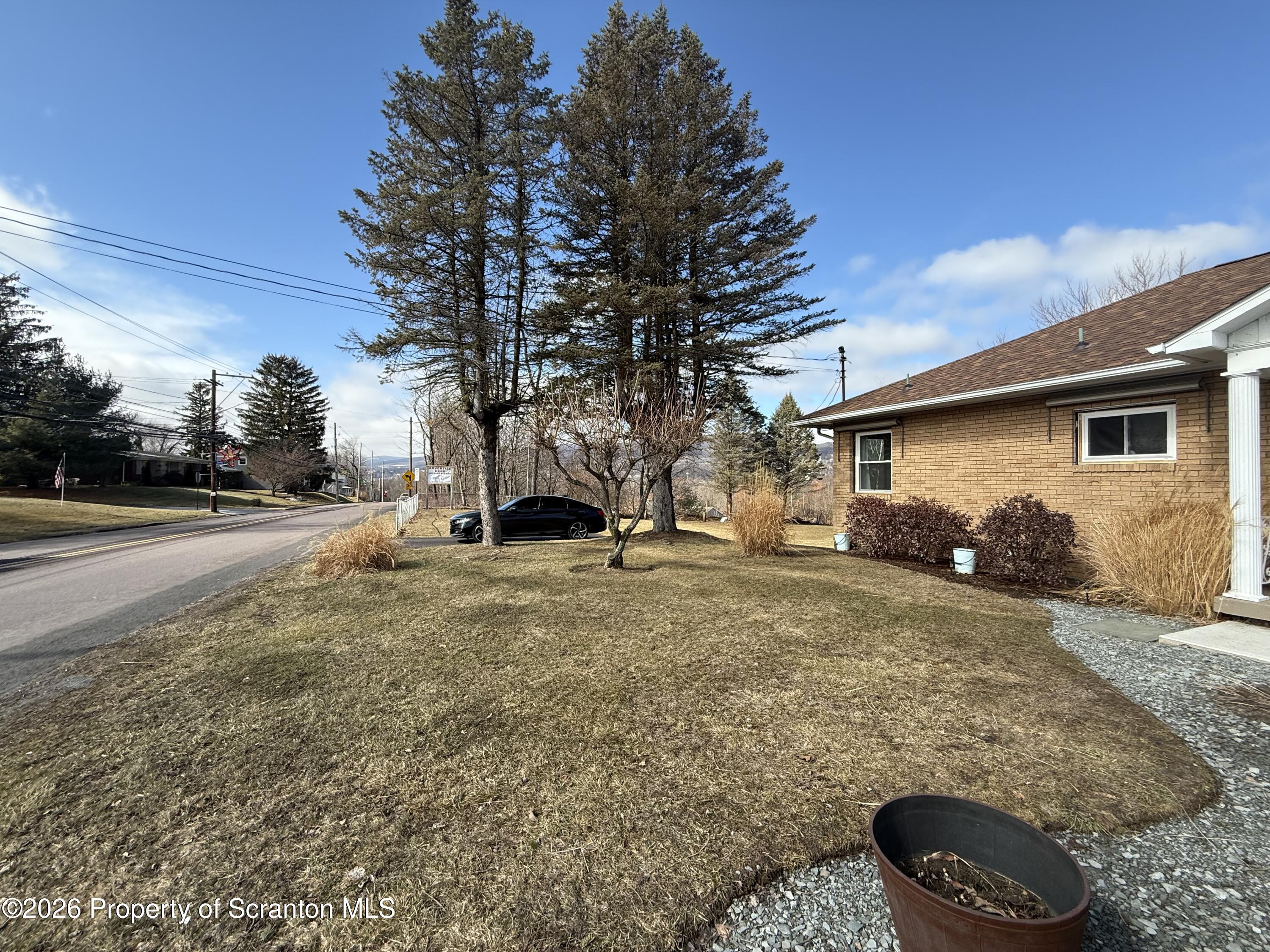 760 North Valley Avenue Olyphant, PA 18447 - Photo 25 of 34 a view of backyard of house