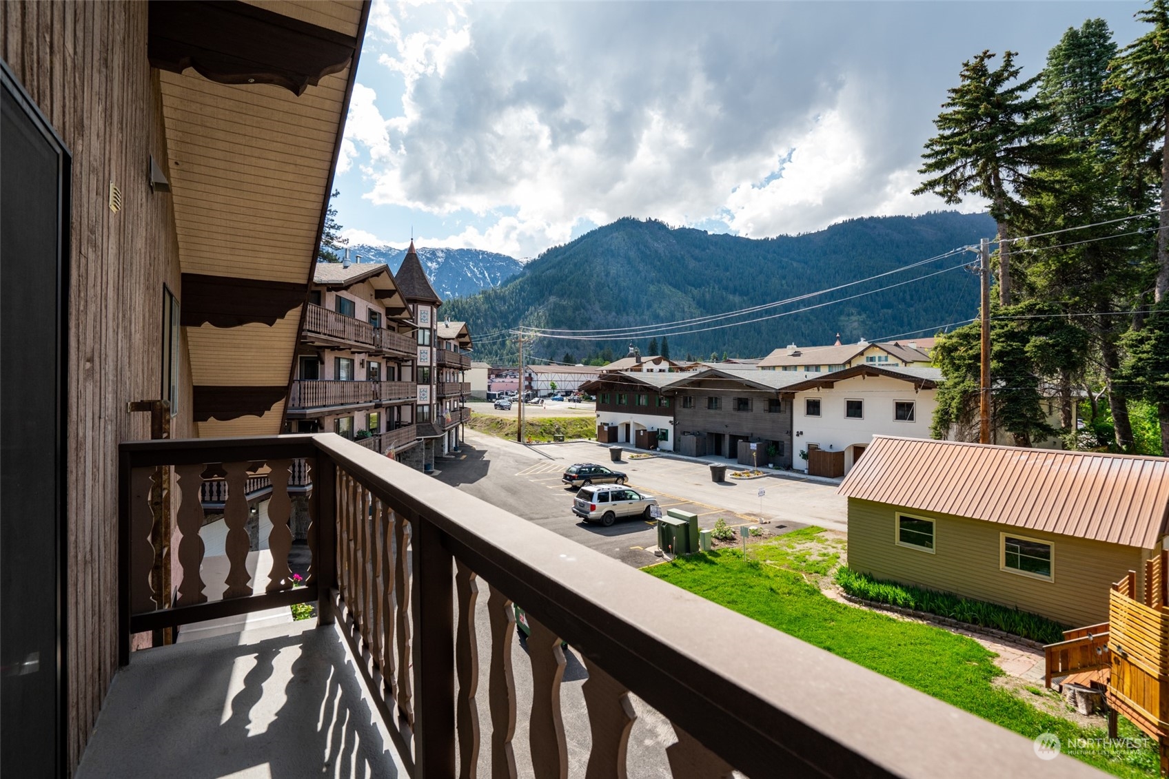 325 Division Street, Unit C Leavenworth, WA 98826 - Photo 2 of 25 a view of city from balcony