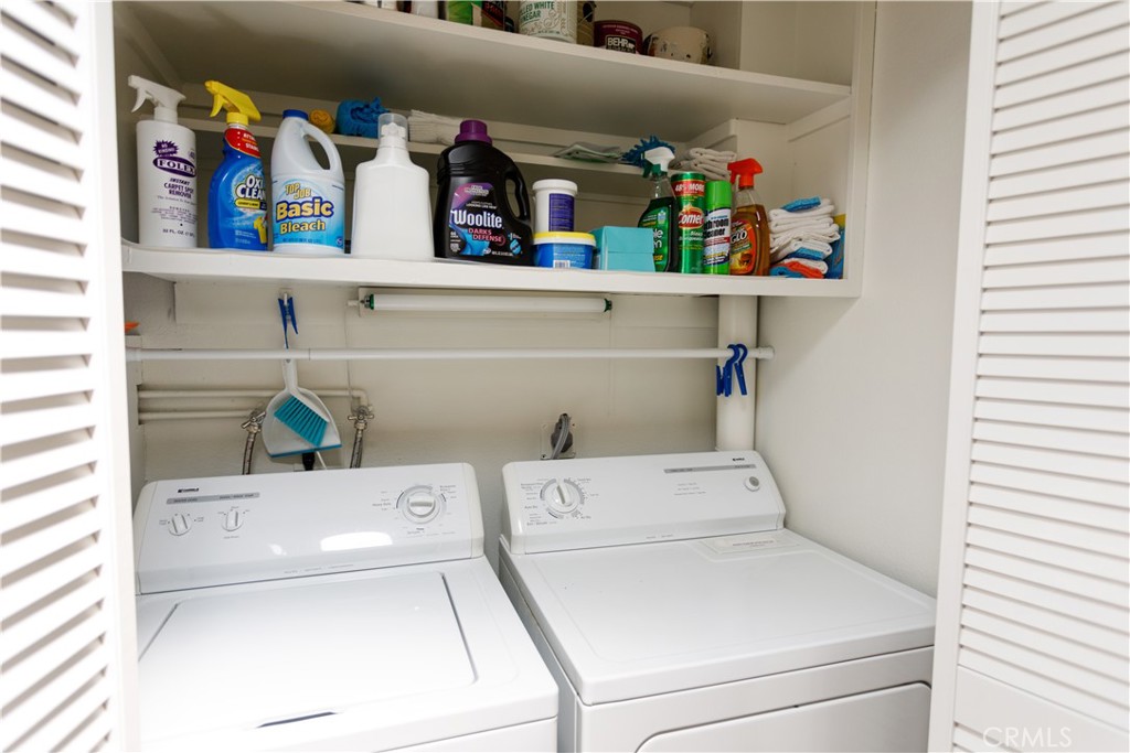 3103 Via Serena North, Unit A Laguna Woods, CA 92637 - Photo 13 of 17 a utility room with dryer and washer