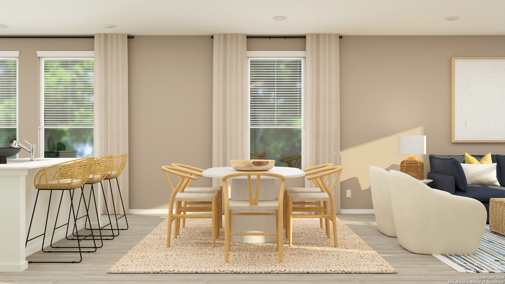 229 Inyo Street New Braunfels, TX 78130 - Photo 7 of 31 a view of a dining room with furniture and a window