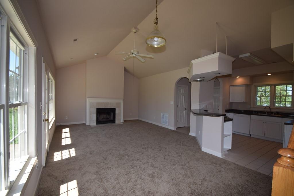 4027 Goodview Town Road Moneta, VA 24121 - Photo 5 of 21 a kitchen with a refrigerator and a sink