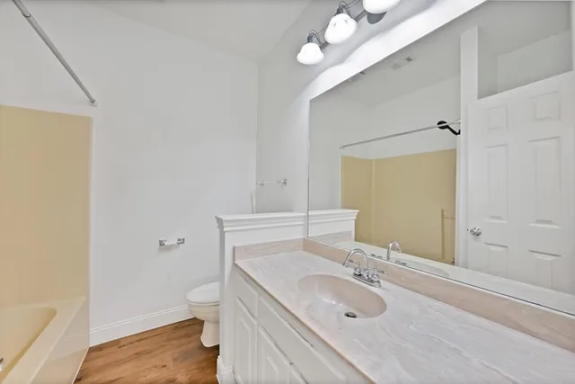 a bathroom with a sink and a toilet