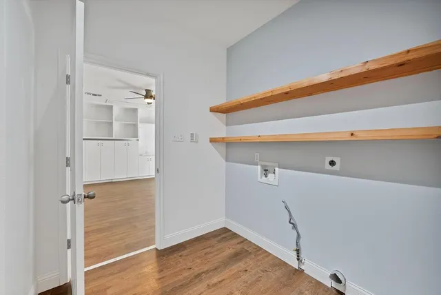 a view of an empty room