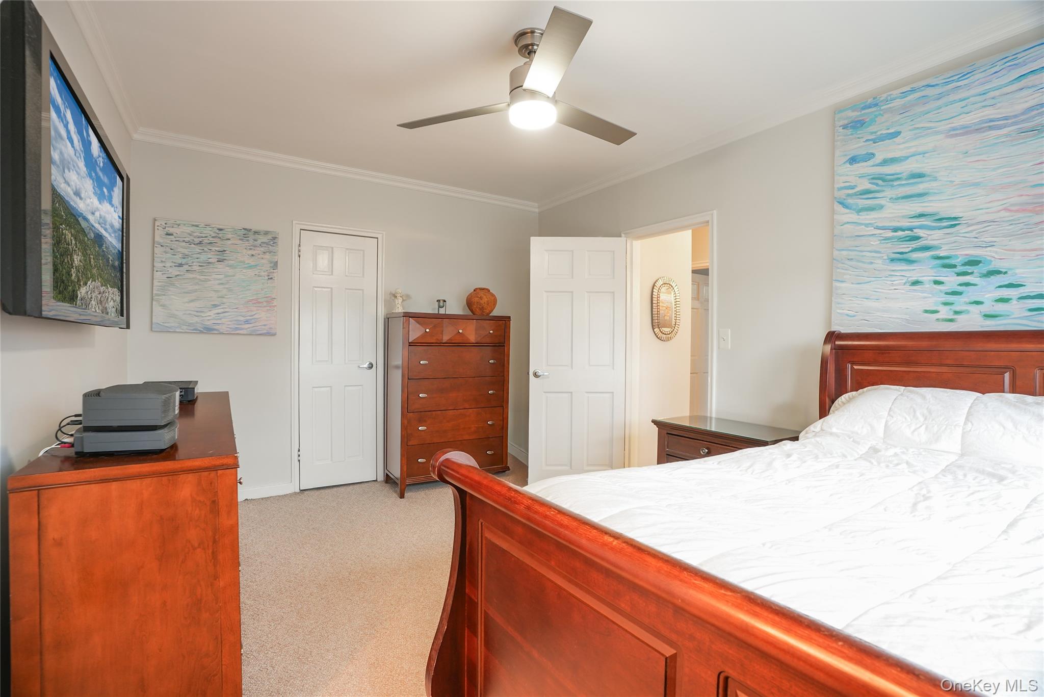 35 Rockledge Road, Unit 2A Hartsdale, NY 10530 - Photo 12 of 20 a room with closet and flat screen tv