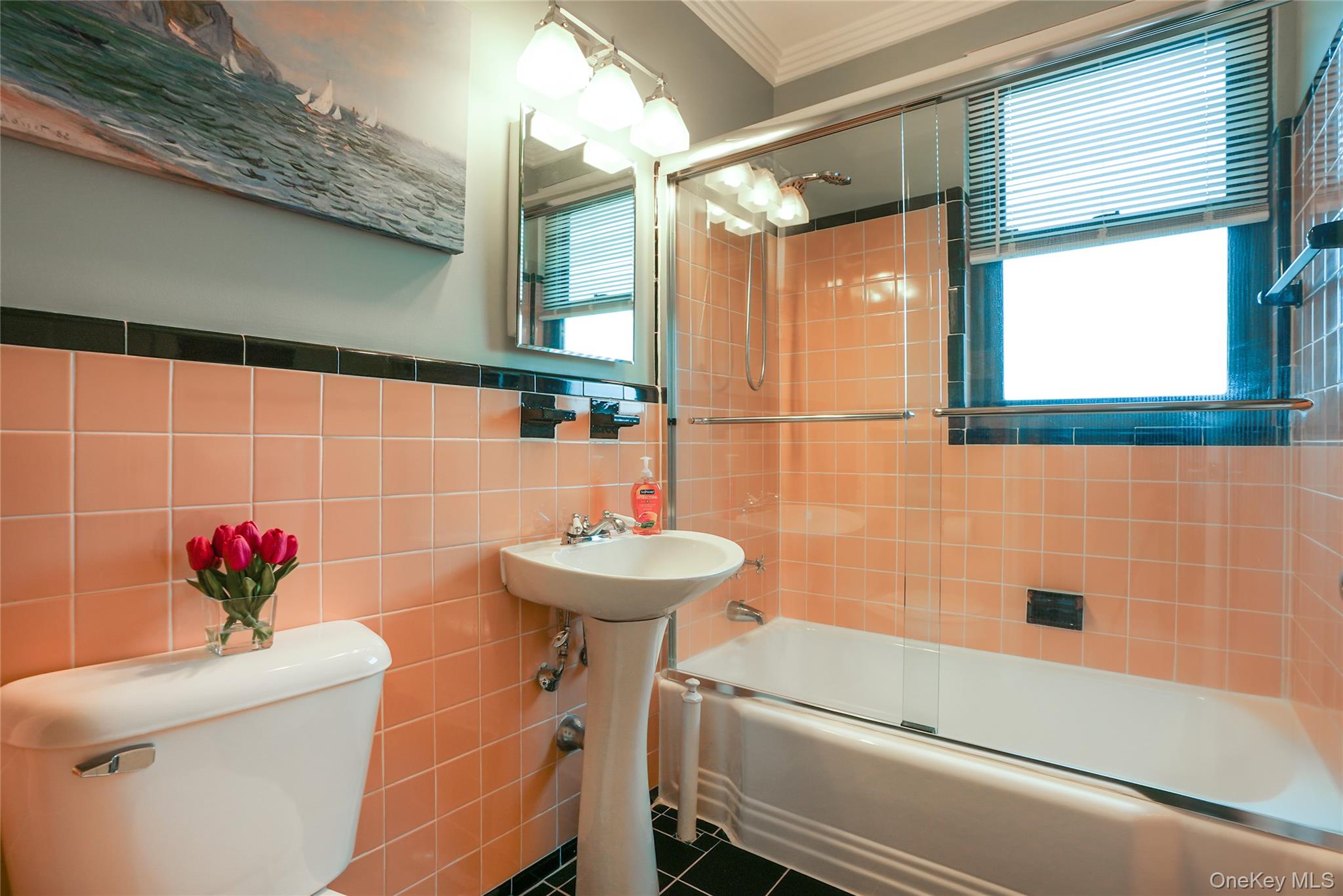 35 Rockledge Road, Unit 2A Hartsdale, NY 10530 - Photo 15 of 20 a bathroom with a sink toilet and shower