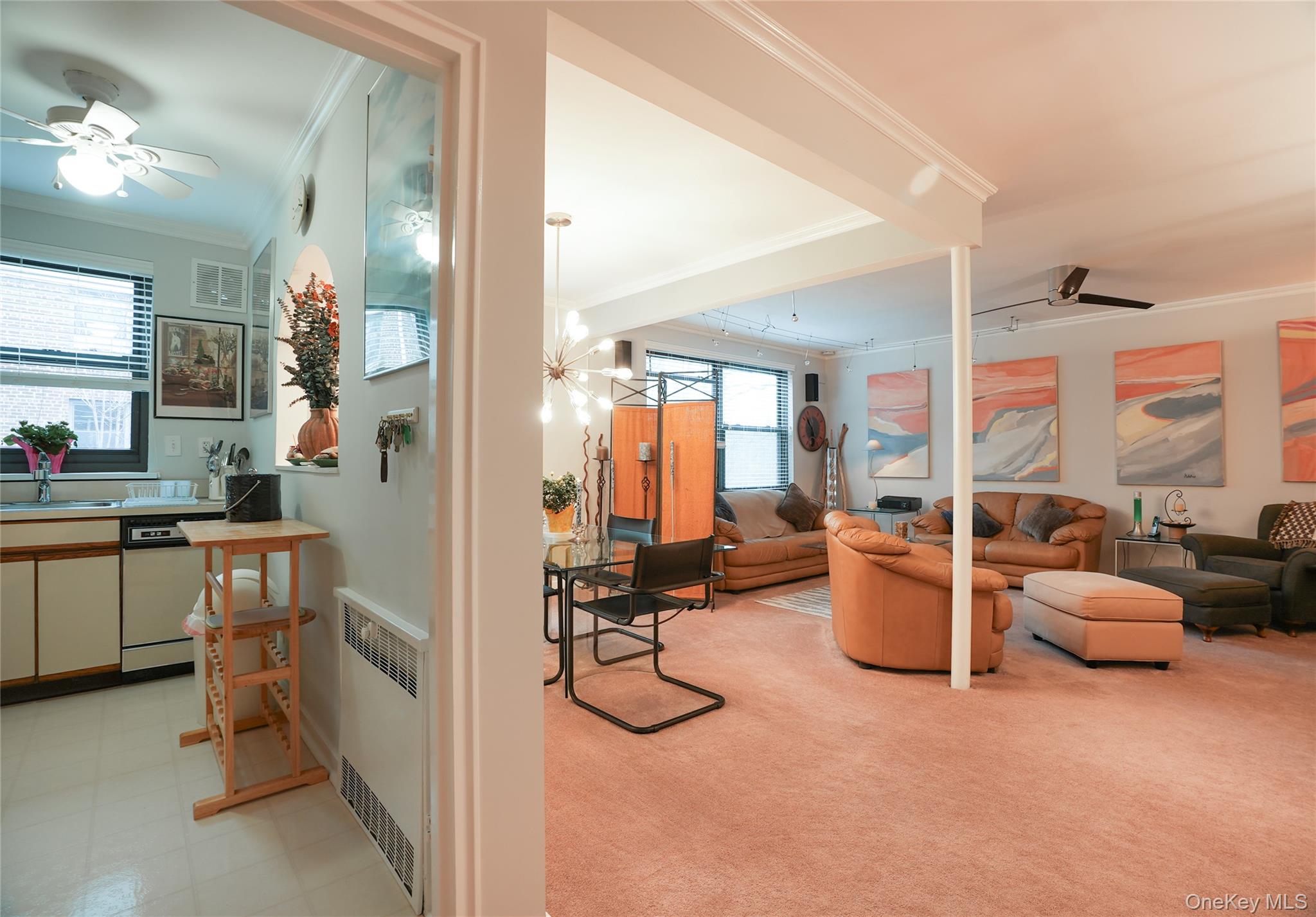 35 Rockledge Road, Unit 2A Hartsdale, NY 10530 - Photo 5 of 20 a view of a livingroom with furniture and windows