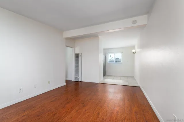 wooden floor in an empty room