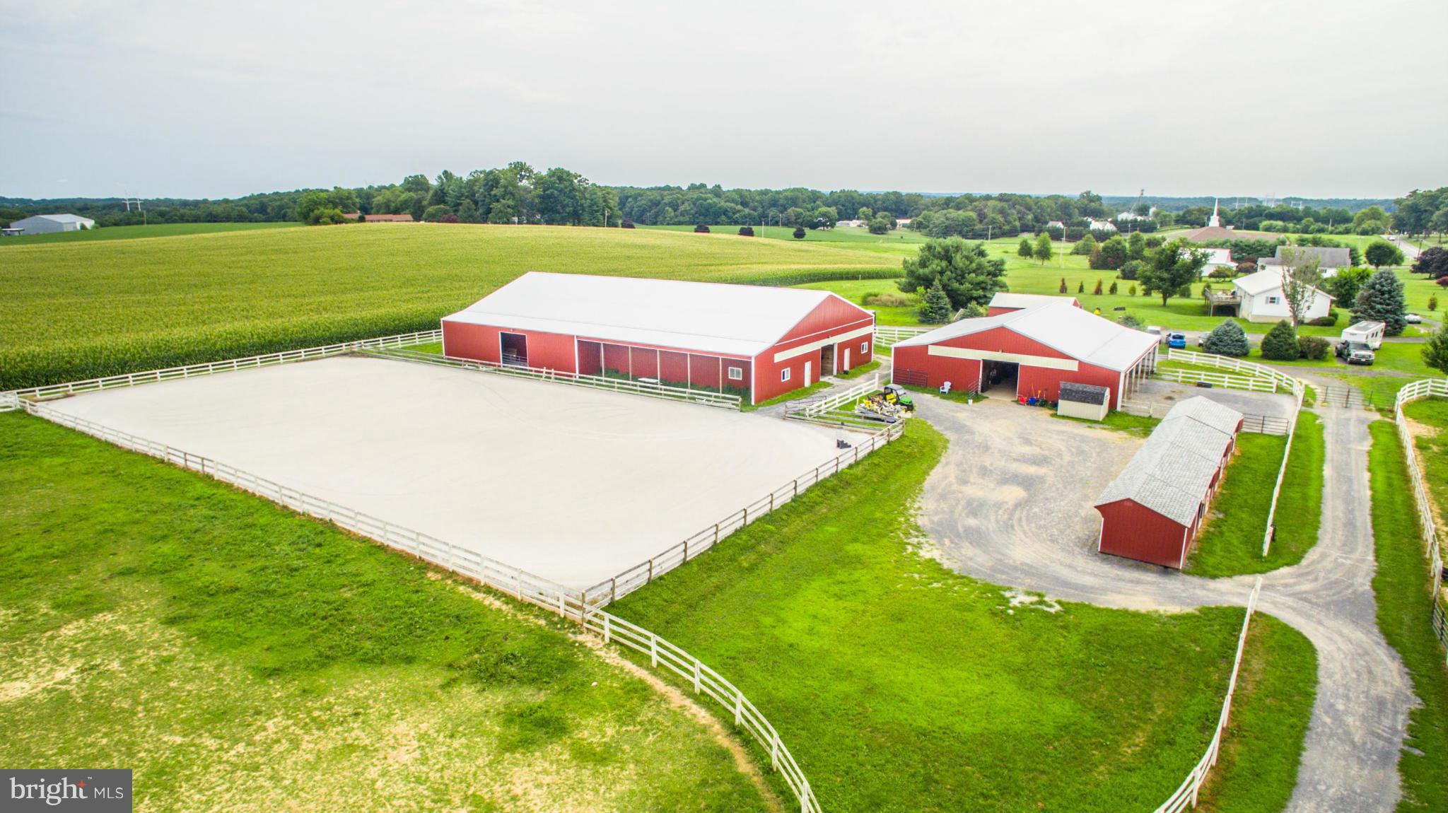 8025 Damascus Road Gaithersburg, MD 20882 - Photo 4 of 30 View of the barns and ring