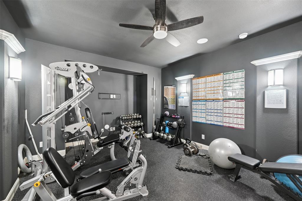 3415 Secretariat Place Celina, TX 75009 - Photo 11 of 40 a room with gym equipment