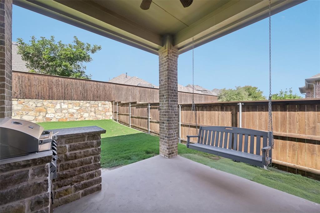 3415 Secretariat Place Celina, TX 75009 - Photo 13 of 40 a view of a porch with a yard
