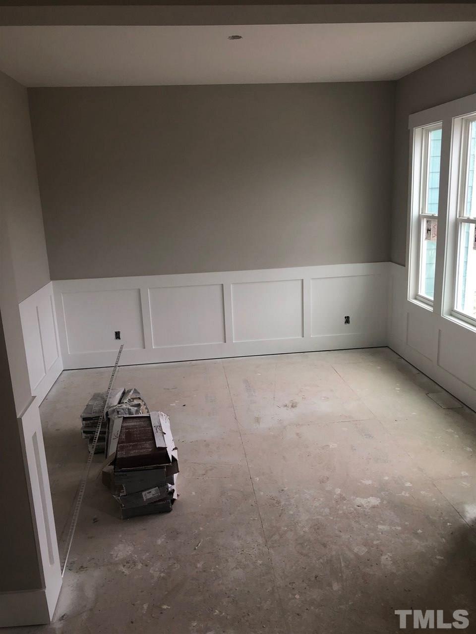 477 Adkins Ridge Road Rolesville, NC 27571 - Photo 12 of 30 Great room with Panel molding. Perfect for a study, Formal dinning or formal living.
