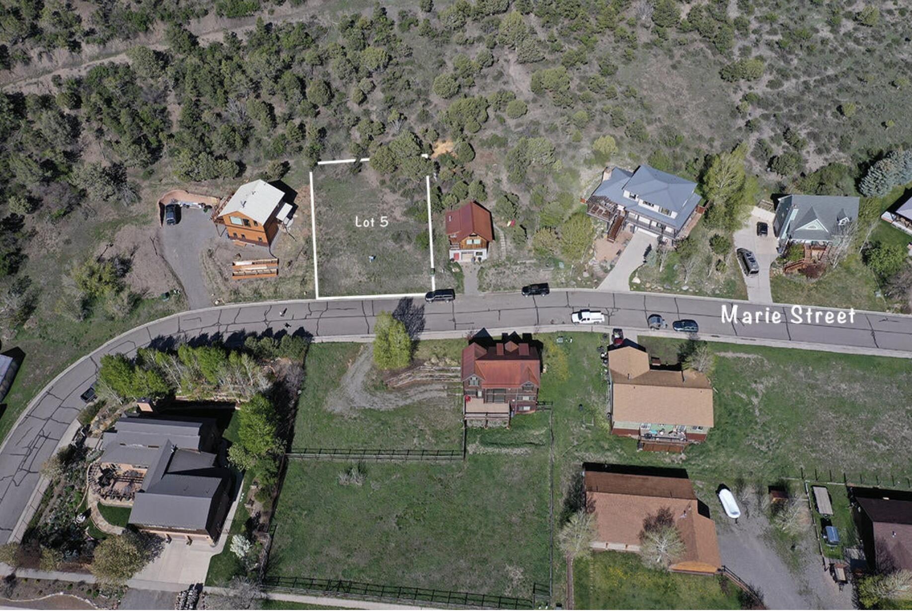 5 Marie Street Ridgway, CO 81432 - Photo 4 of 4 an aerial view of houses with outdoor space