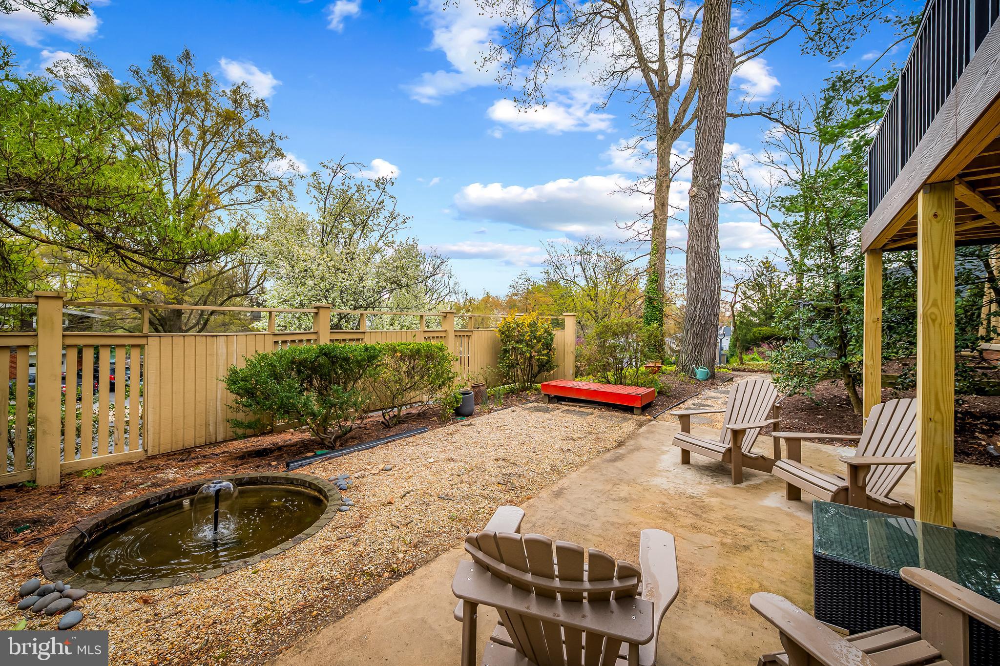805 Litchfield Road Baltimore, MD 21239 - Photo 4 of 36 a view of backyard with swimming pool and outdoor seating