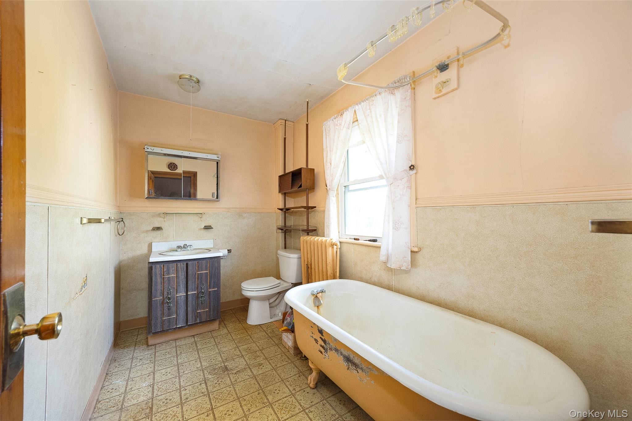 3 Spring Street Chelsea, NY 12590 - Photo 27 of 39 a bathroom with a granite countertop bathtub sink vanity mirror and toilet