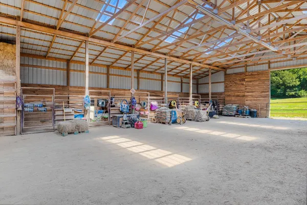 a view of a storage area