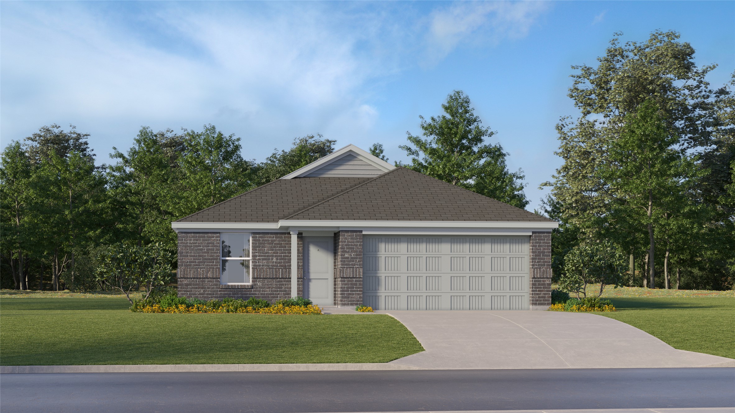 433 Paris Street Maxwell, TX 78656 - Photo 5 of 26 a front view of a house with a garden