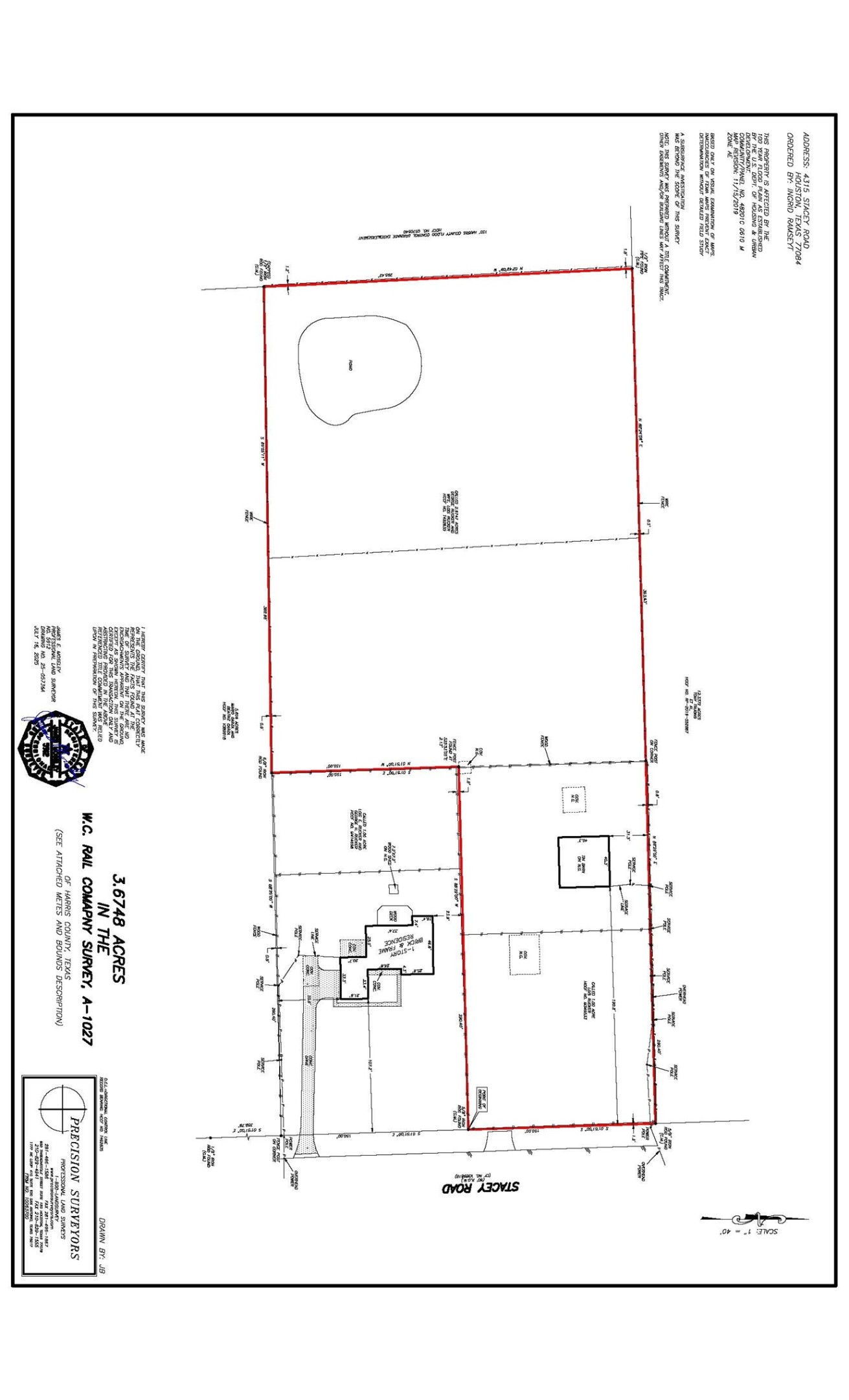 0 Stacy Road Houston, TX 77084 - Photo 15 of 16 SURVEY