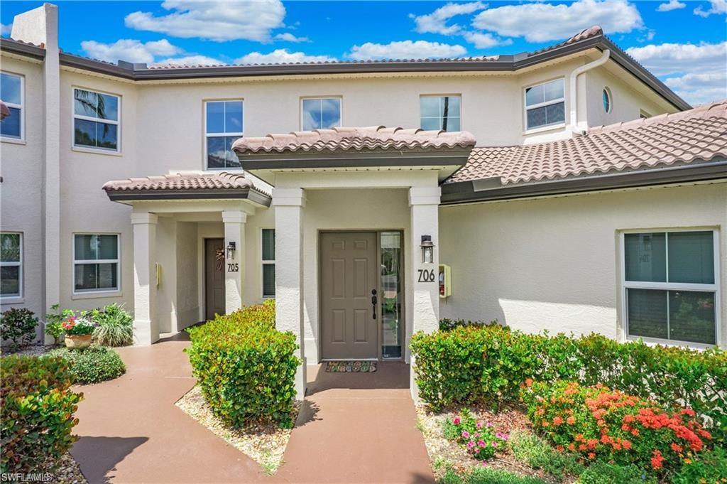 700 Diamond Circle, Unit 706 Naples, FL 34110 - Photo 37 of 37 a front view of a house with garden