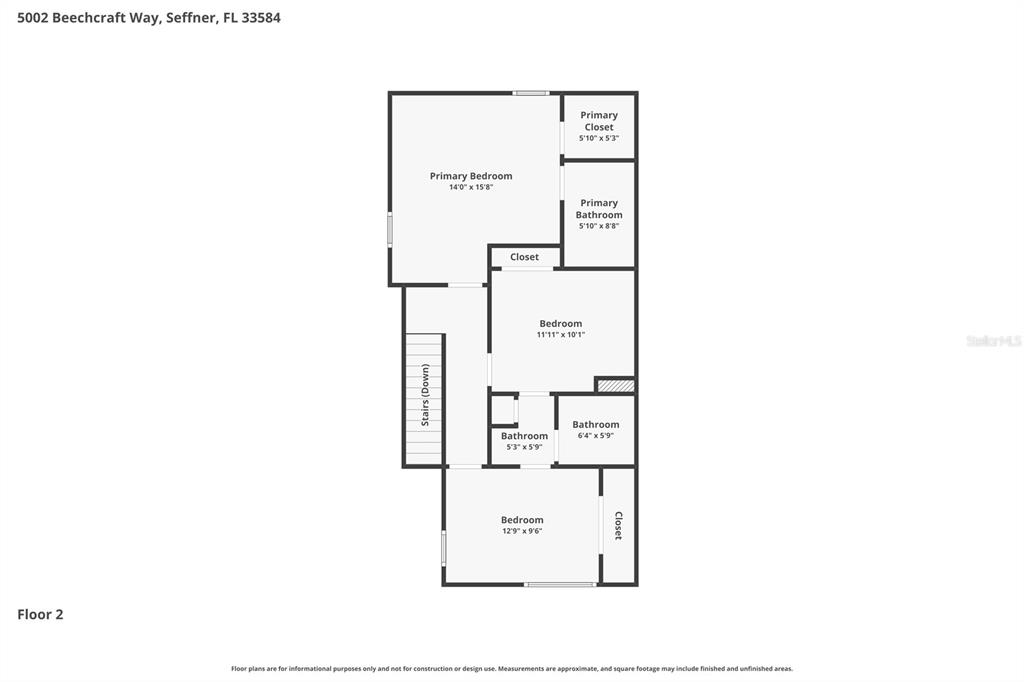 5002 Beechcraft Way Seffner, FL 33584 - Photo 26 of 26 a picture of a floor plan