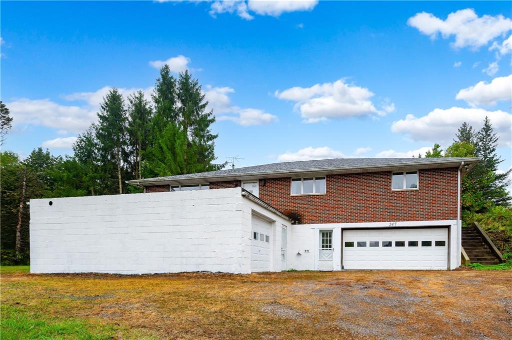 a view of swimming pool with a yard