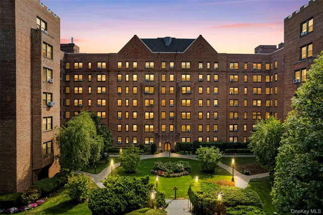 a front view of a building