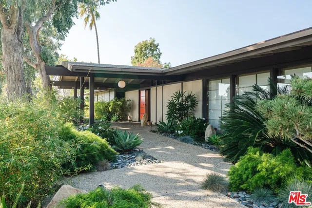 a view of a porch with a yard