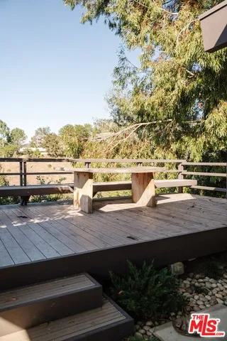a view of outdoor space with seating area