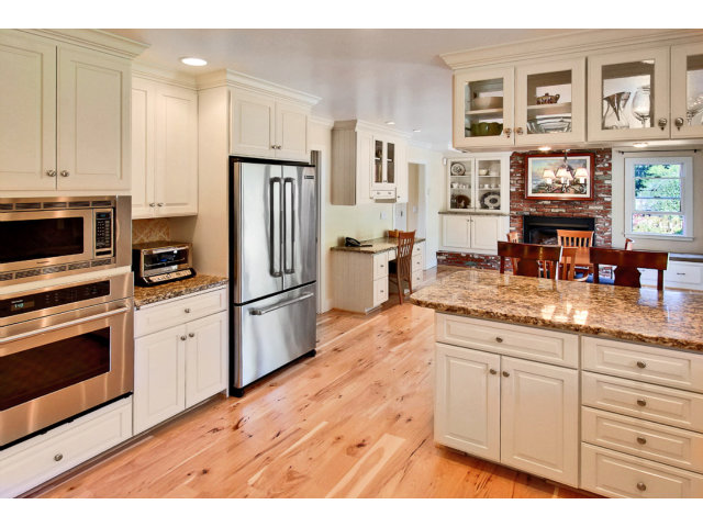 1020 Pleasant Valley Road Aptos, CA 95003 - Photo 6 of 25 a kitchen with granite countertop a refrigerator stove and sink