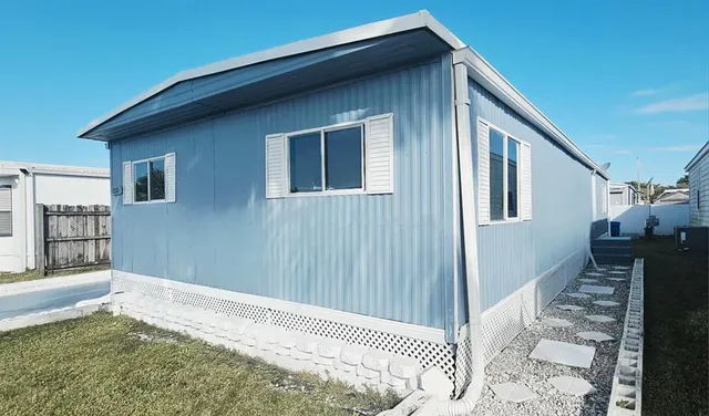 a backyard of a house