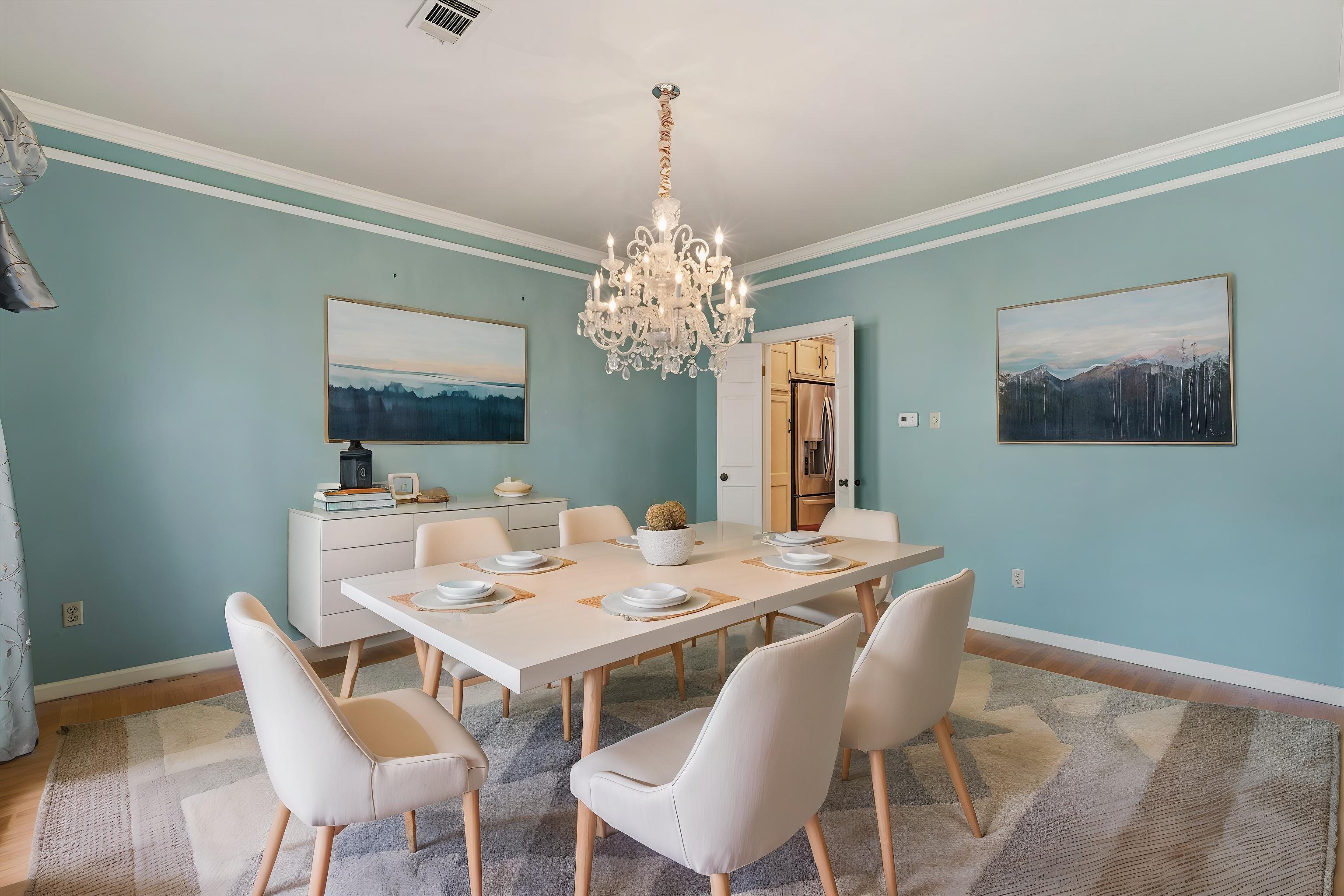 2783 West Levee Oaks Collierville, TN 38017 - Photo 20 of 40 a dining room with furniture a chandelier and window