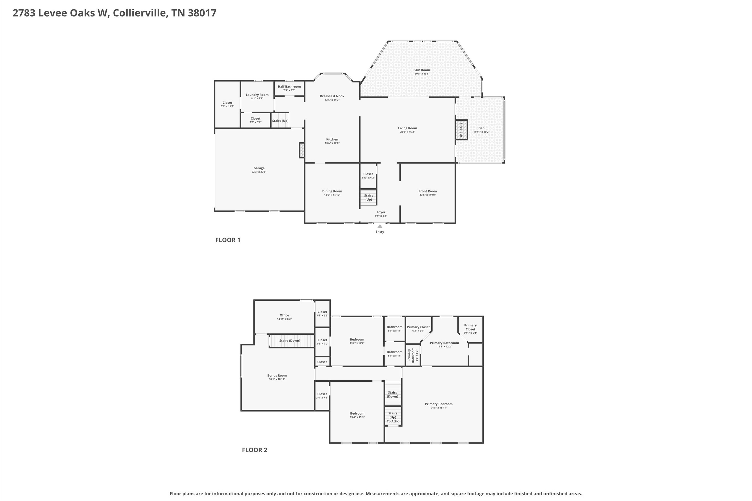 2783 West Levee Oaks Collierville, TN 38017 - Photo 40 of 40 a picture of a floor plan