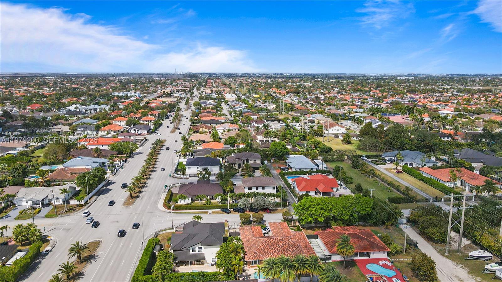 13676 Southwest 33rd Terrace Miami, FL 33175 - Photo 79 of 90 an aerial view of residential houses with outdoor space