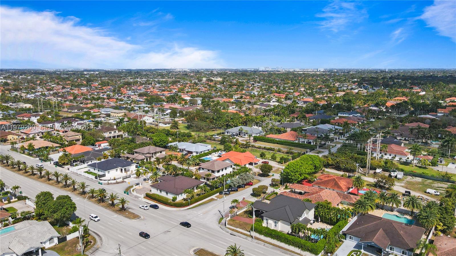 13676 Southwest 33rd Terrace Miami, FL 33175 - Photo 80 of 90 an aerial view of residential houses with city view